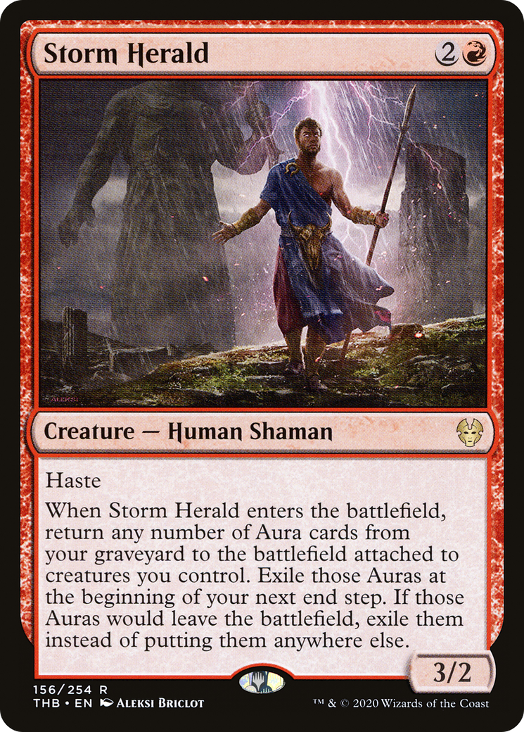 Storm Herald (THB-156) [Theros Beyond Death] Foil