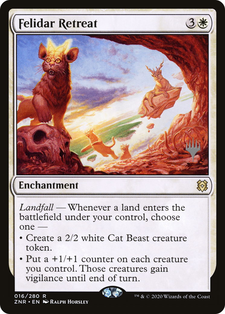 Felidar Retreat (PPZNR-016) [Promo Pack: Zendikar Rising Promos]
