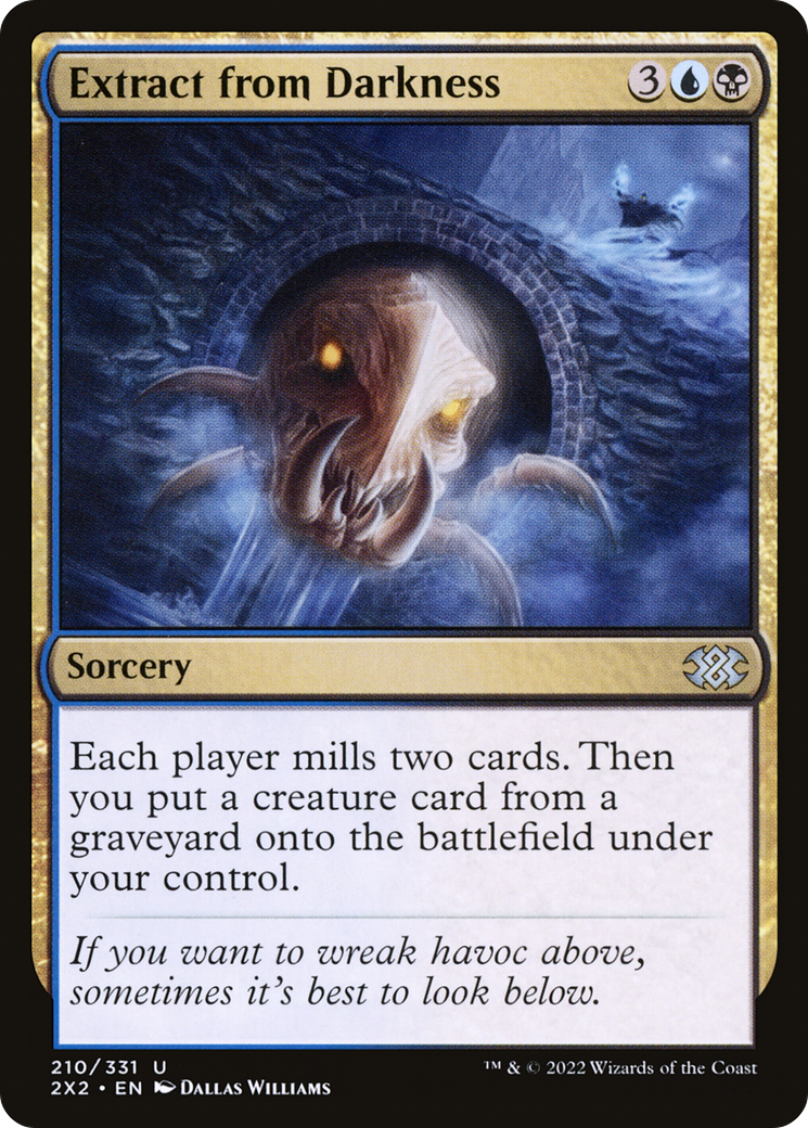 Extract from Darkness (2X2-210) [Double Masters 2022] Foil