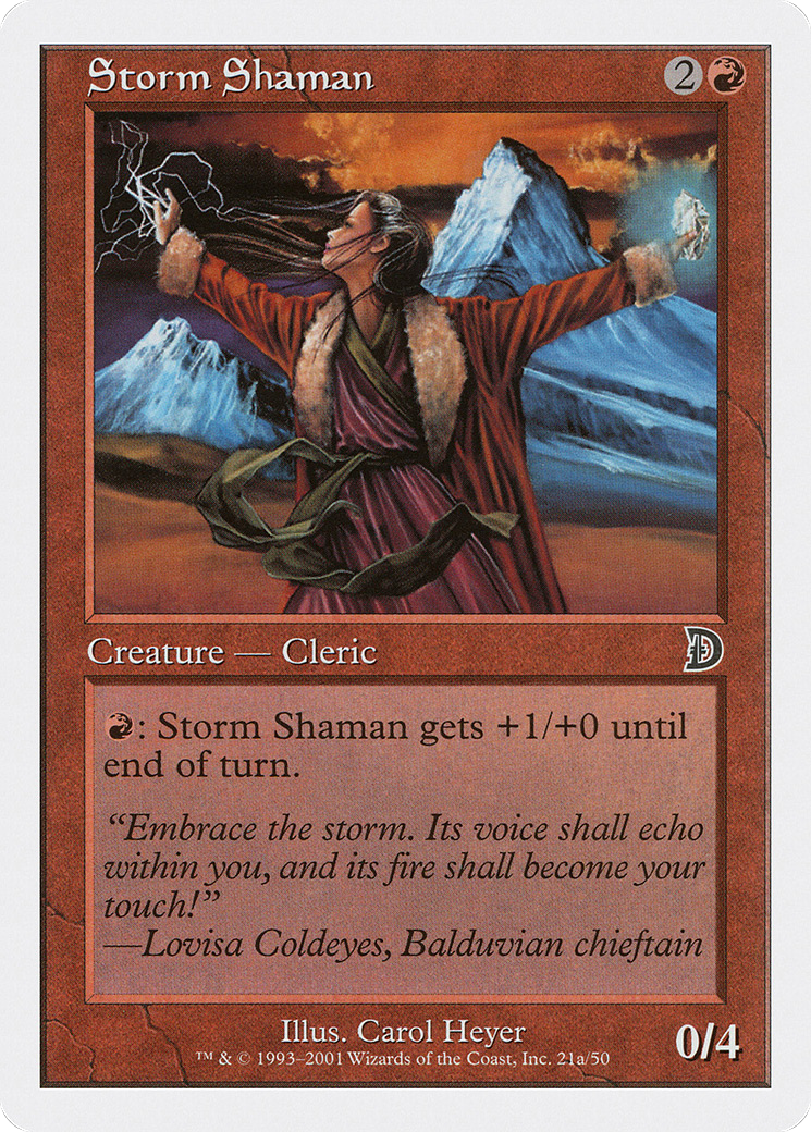 Storm Shaman (DKM-21A) [Deckmasters]