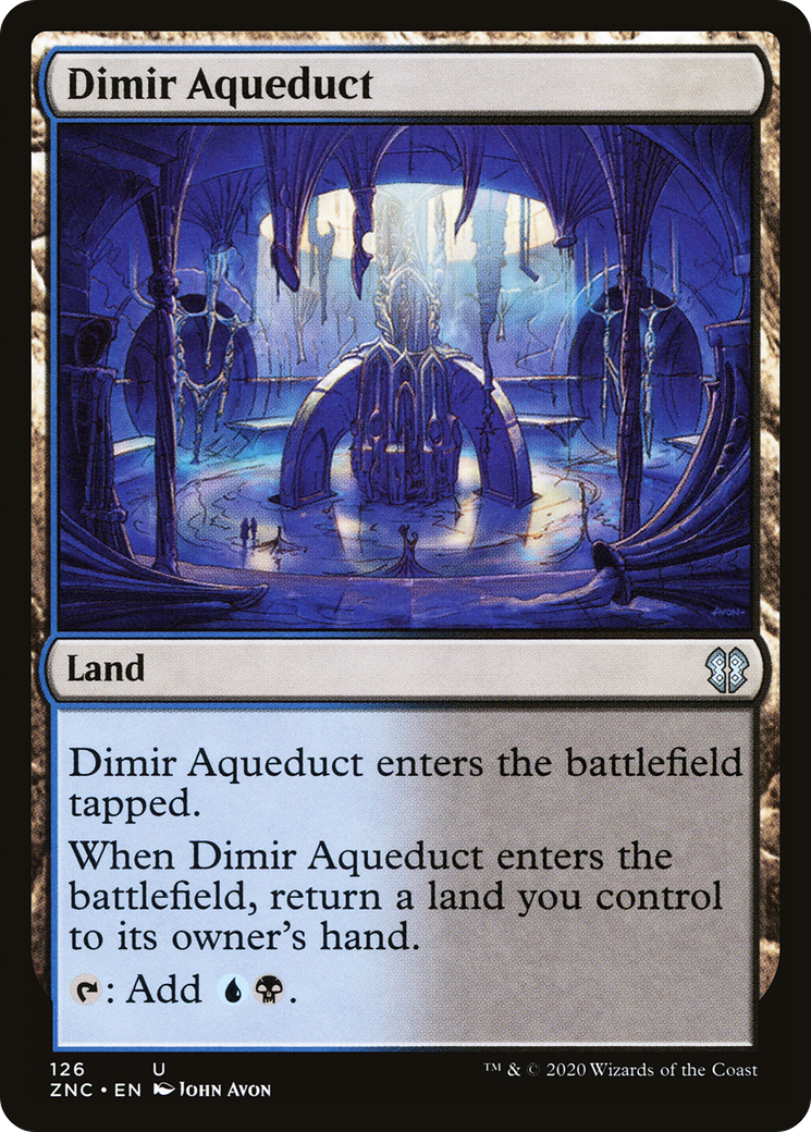 Dimir Aqueduct (ZNC-126) [Zendikar Rising Commander]