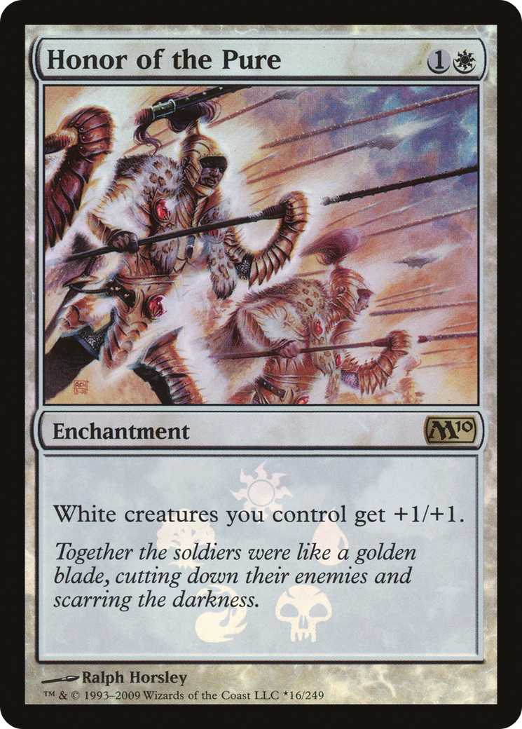 Honor of the Pure (BABP-016) [Magic 2010 Promos] Foil