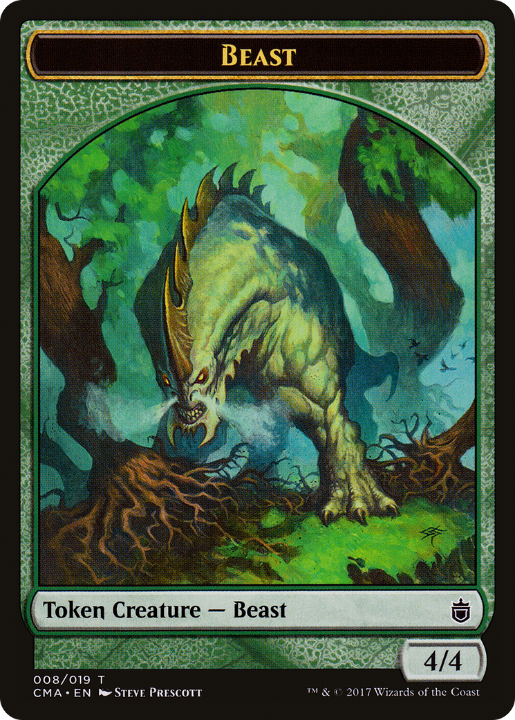 Beast Token (CMA-008) [Commander Anthology Tokens]