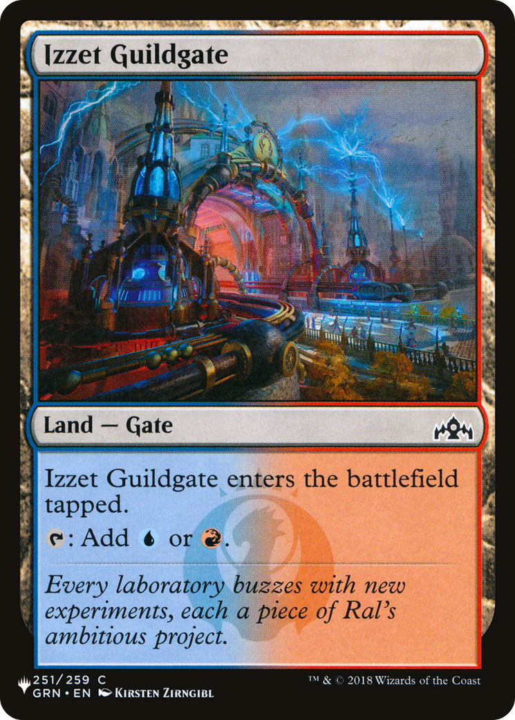 Izzet Guildgate (LIST-GRN-251) [The List Reprints]