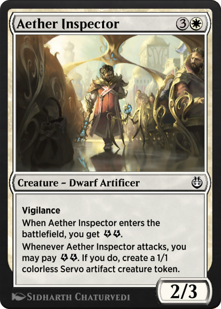 Aether Inspector (KLR-003) [Kaladesh Remastered]