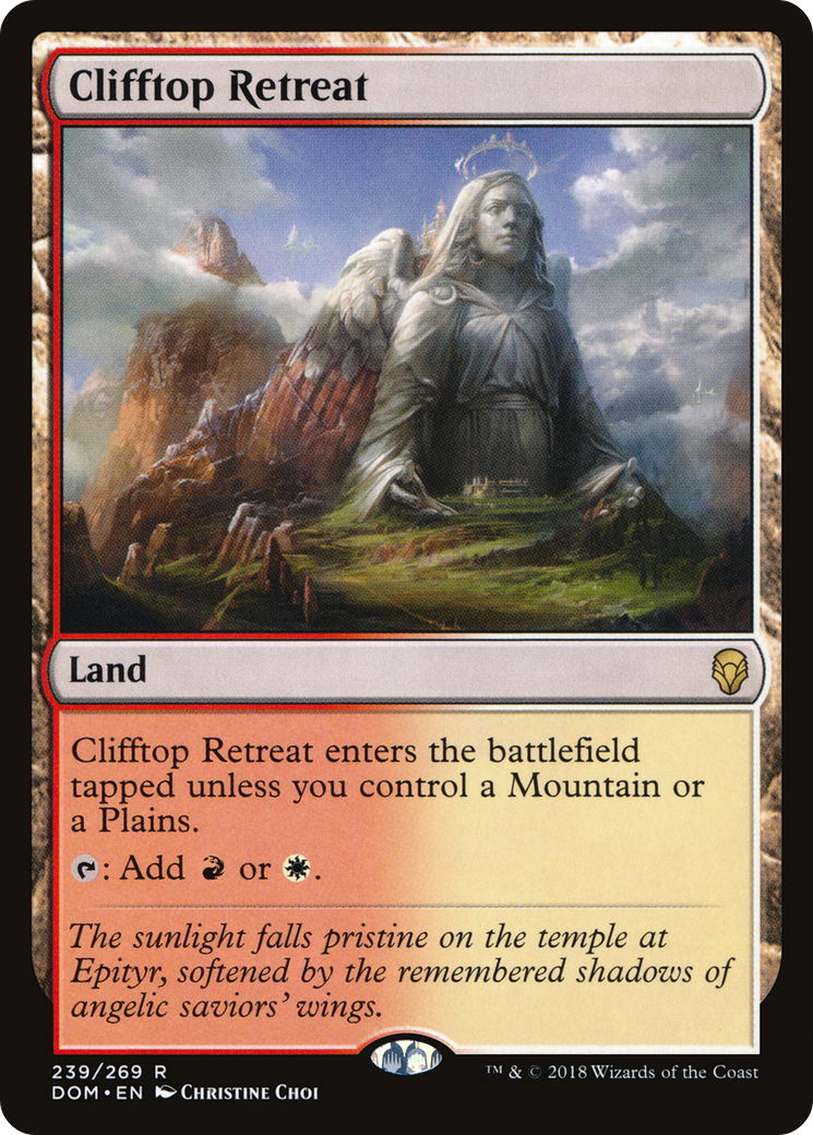 Clifftop Retreat (DOM-239) [Dominaria] Foil