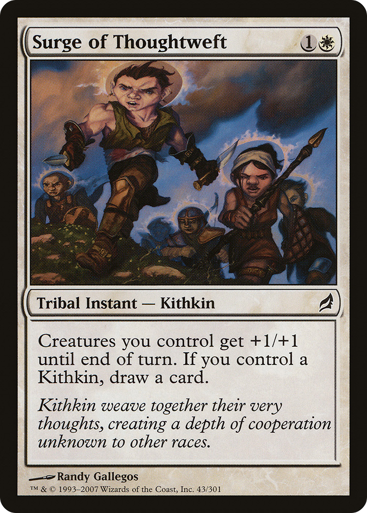 Surge of Thoughtweft (LRW-043) [Lorwyn] Foil