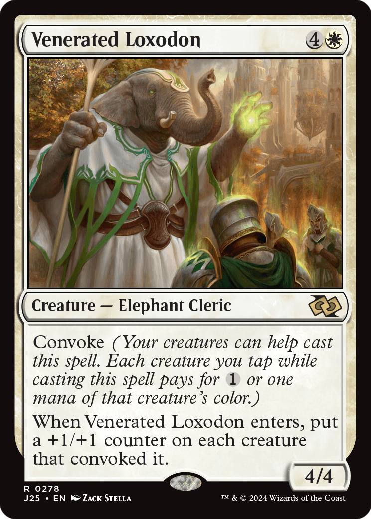 Venerated Loxodon (J25-278) [Foundations Jumpstart]