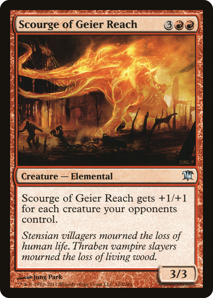 Scourge of Geier Reach (ISD-162) [Innistrad] Foil