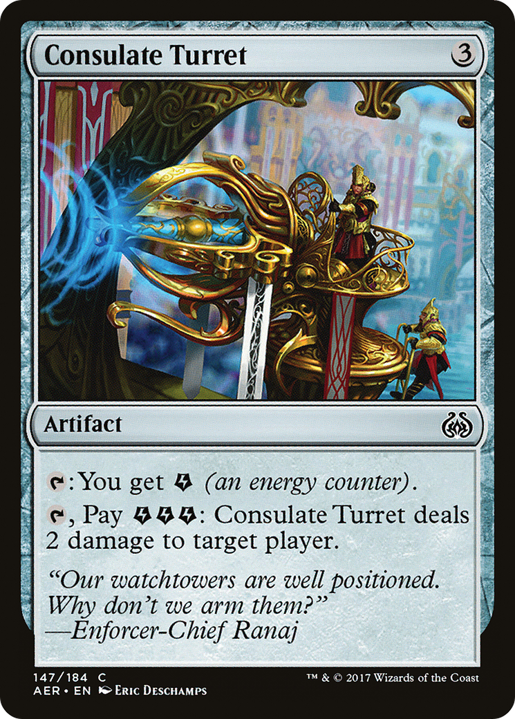 Consulate Turret (AER-147) [Aether Revolt] Foil