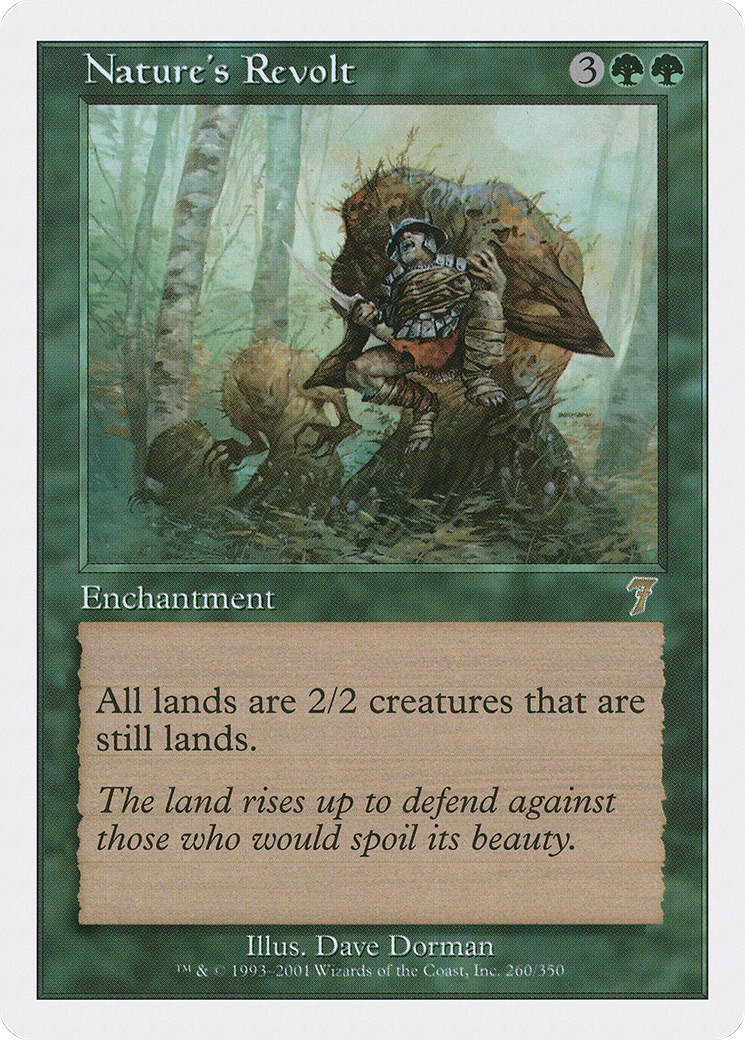 Nature's Revolt (7ED-260) [7th Edition] Foil