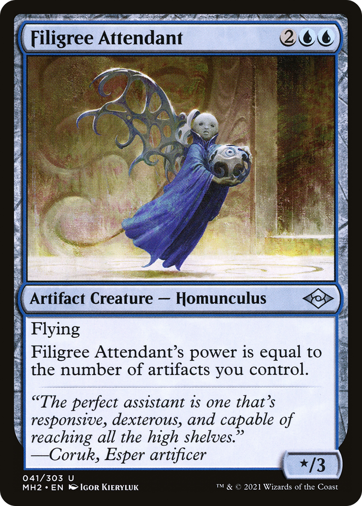 Filigree Attendant (MH2-041) [Modern Horizons 2] Foil