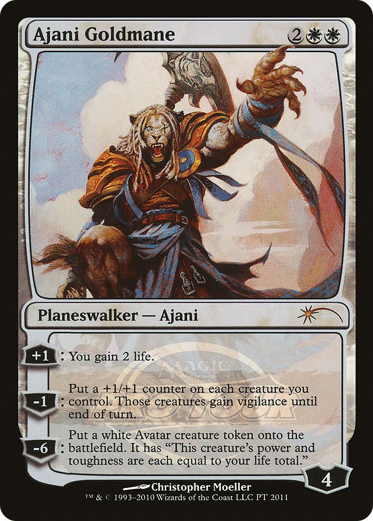 Ajani Goldmane (2011 Pro Tour) (PTP-PT 2011) [Pro Tour Promos] Foil