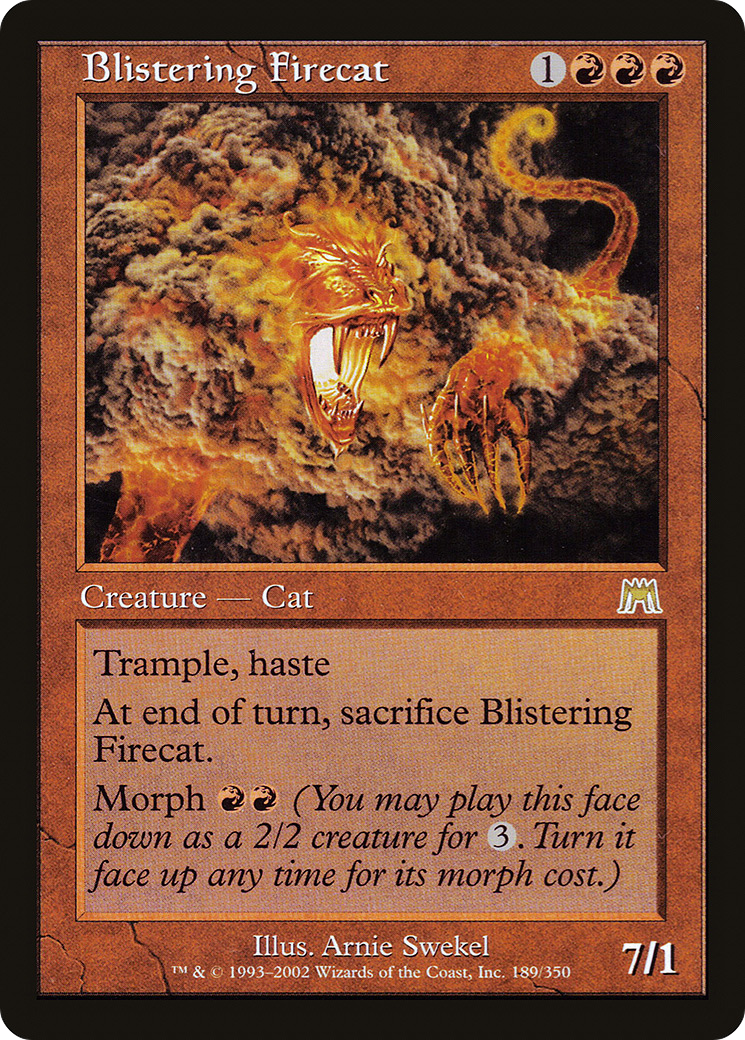 Blistering Firecat (ONS-189) [Onslaught]