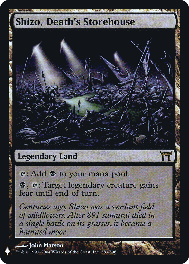 Shizo, Death's Storehouse (LIST-CHK-283) [The List] Foil