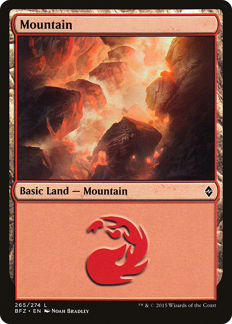 Mountain (BFZ-265) [Battle for Zendikar]