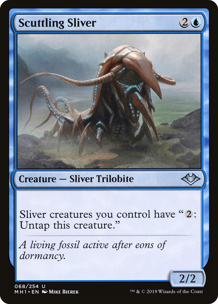 Scuttling Sliver (MH1-068) [Modern Horizons] Foil