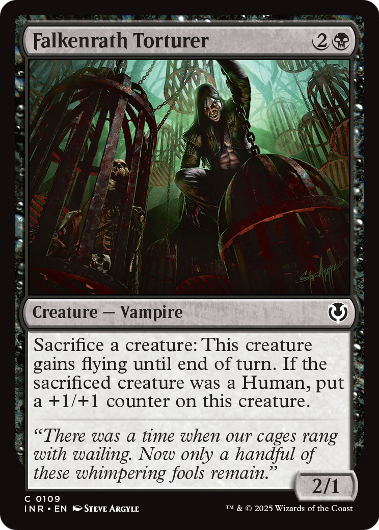 Falkenrath Torturer (INR-109) [Innistrad Remastered] Foil