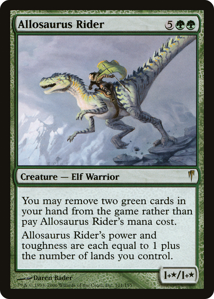 Allosaurus Rider (CSP-101) [Coldsnap] Foil