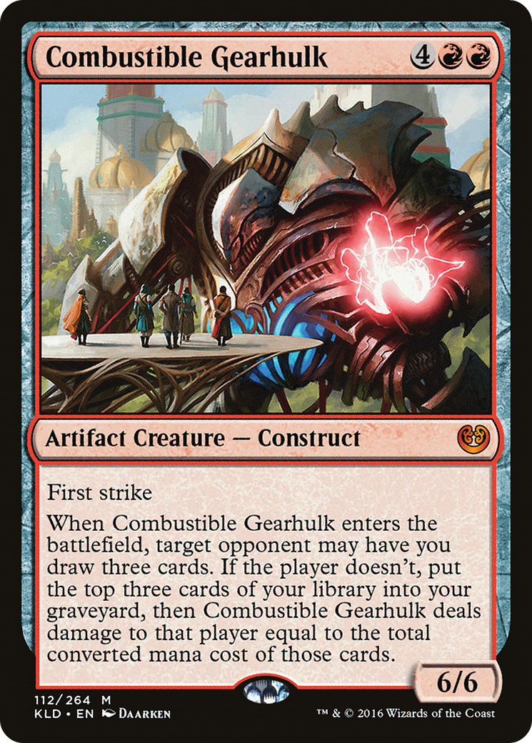 Combustible Gearhulk (KLD-112) [Kaladesh]