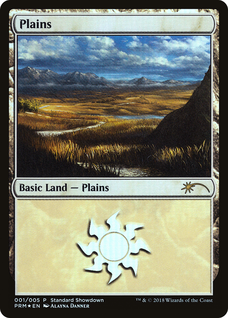Plains (Alayna Danner) (SSP-001) [M19 Standard Showdown] Foil