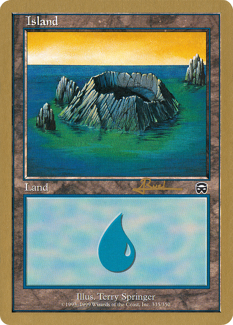 Island (335) - 2001 Antoine Ruel (MMQ) [World Championship Decks 2001]