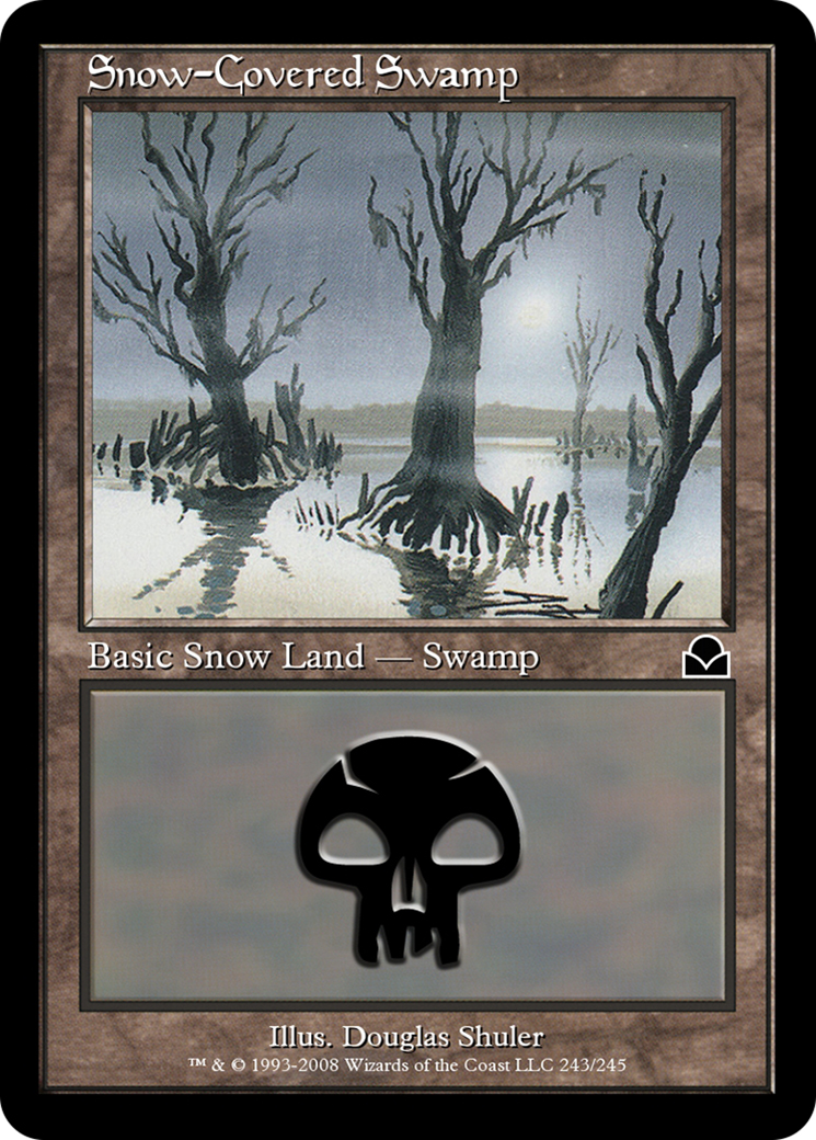 Snow-Covered Swamp (ME2-243) [Masters Edition II] Foil