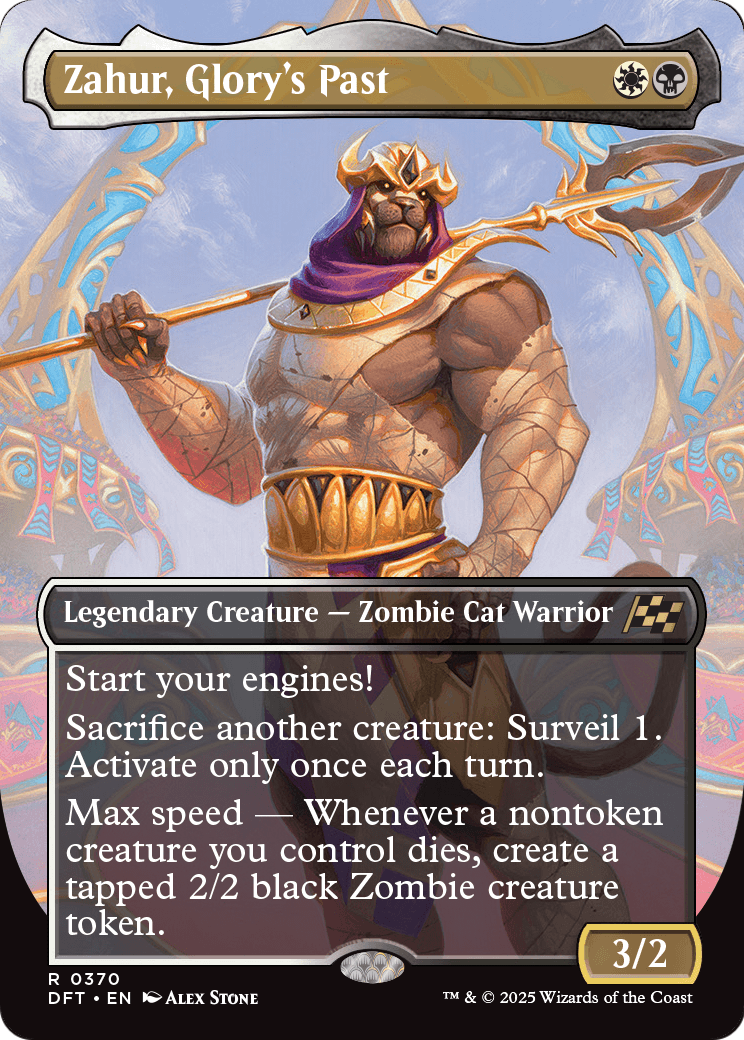 Zahur, Glory's Past (Borderless) (DFT-370) [Aetherdrift]