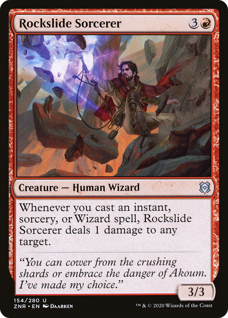 Rockslide Sorcerer (ZNR-154) [Zendikar Rising]