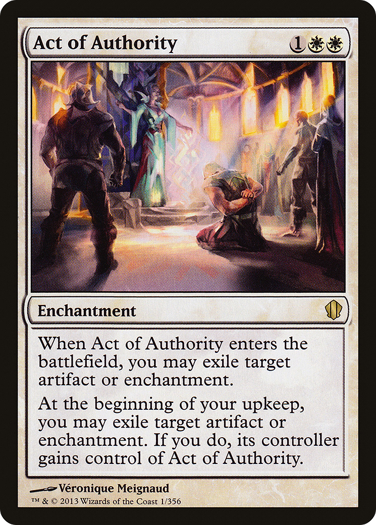 Act of Authority (C13-001) [Commander 2013]