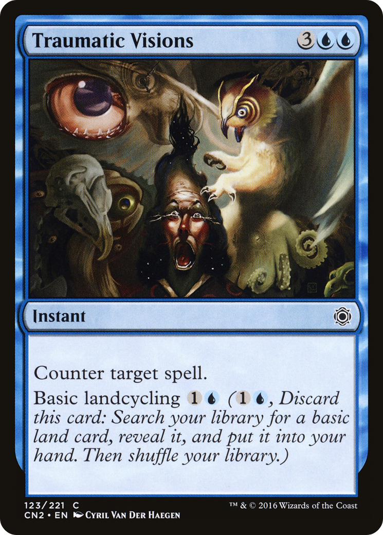 Traumatic Visions (CN2-123) [Conspiracy: Take the Crown] Foil