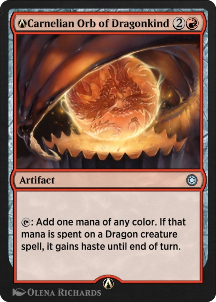 A-Carnelian Orb of Dragonkind (HBG-A-177) [Alchemy Horizons: Baldur's Gate]