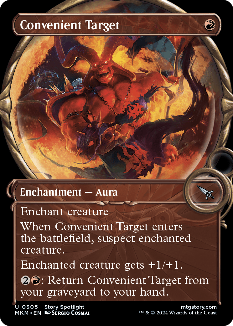 Convenient Target (Showcase) (MKM-305) [Murders at Karlov Manor]