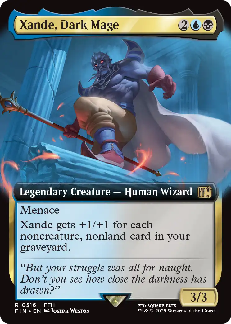 Xande, Dark Mage (Extended Art) (FIN-516) [FINAL FANTASY]