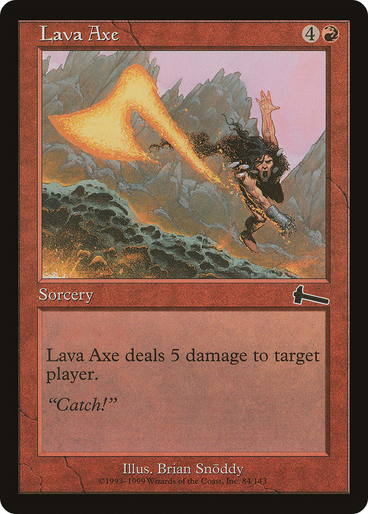 Lava Axe (ULG-084) [Urza's Legacy]
