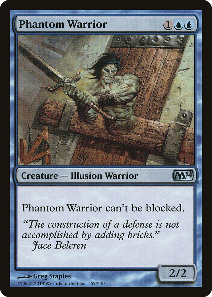 Phantom Warrior (M14-067) [Magic 2014]