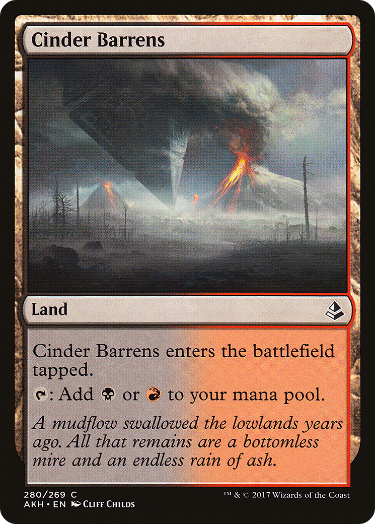 Cinder Barrens (AKH-280) [Amonkhet]