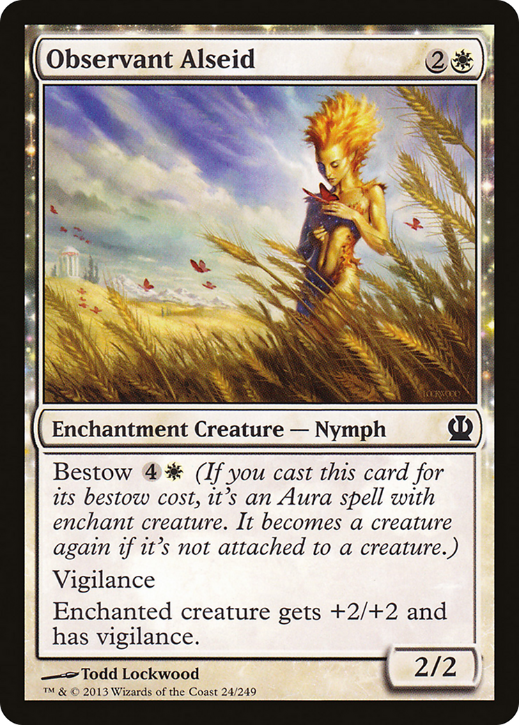Observant Alseid (THS-024) [Theros] Foil