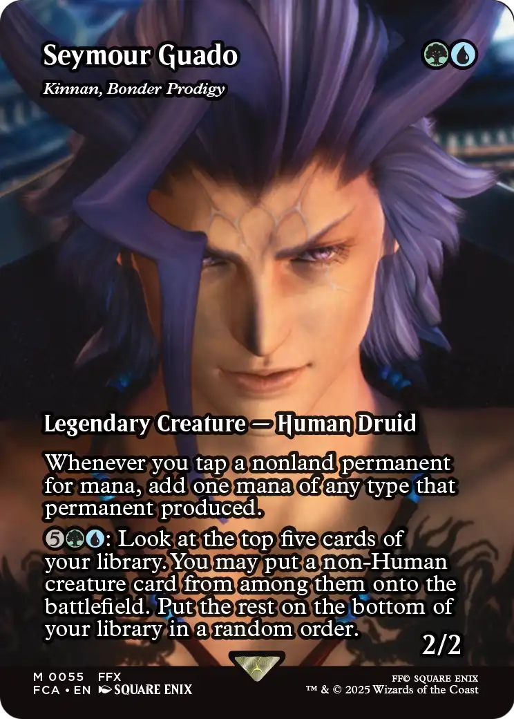 Seymour Guado - Kinnan, Bonder Prodigy (Showcase) (FCA-055) (Borderless) [FINAL FANTASY: Through the Ages]