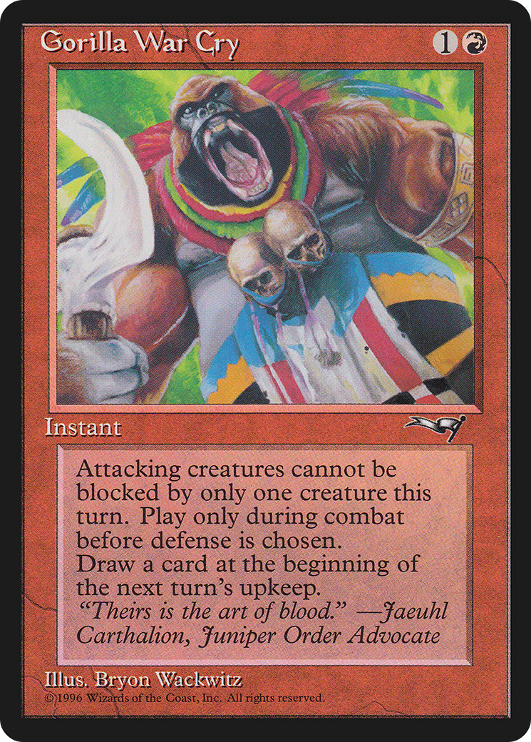 Gorilla War Cry (ALL-109) [Alliances]