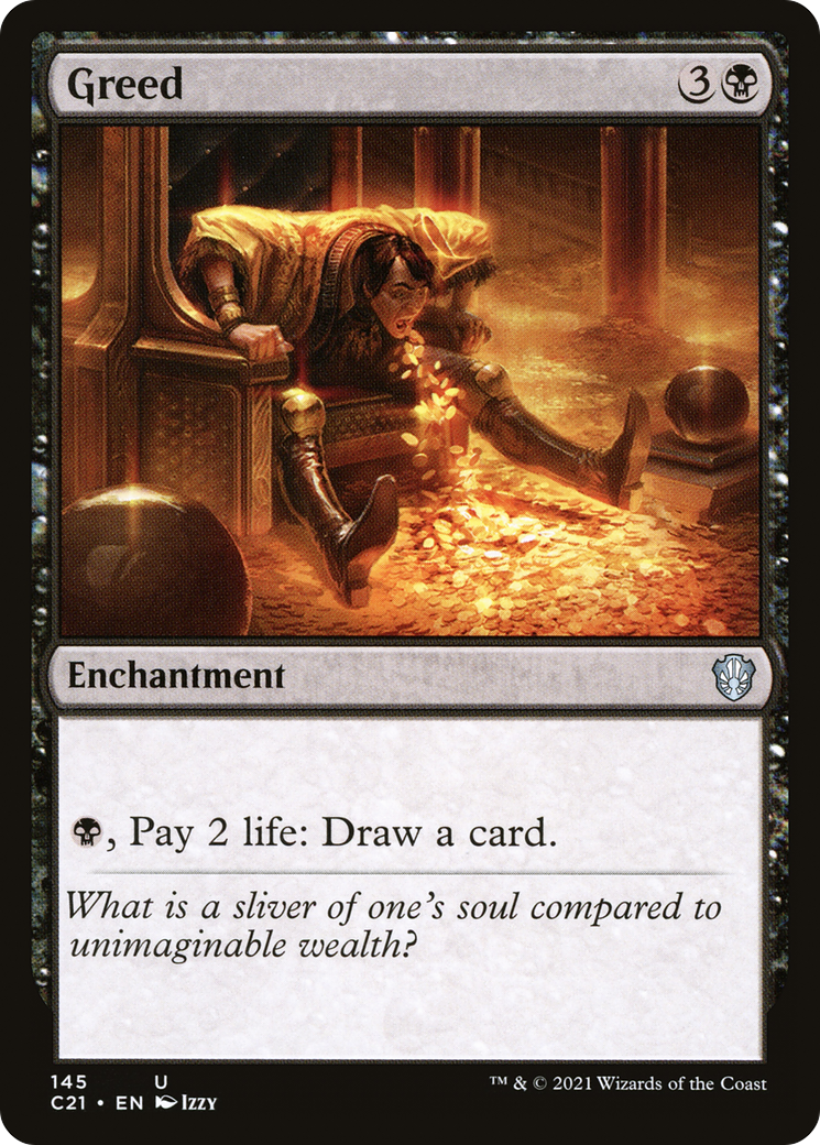 Greed (C21-145) [Commander 2021]