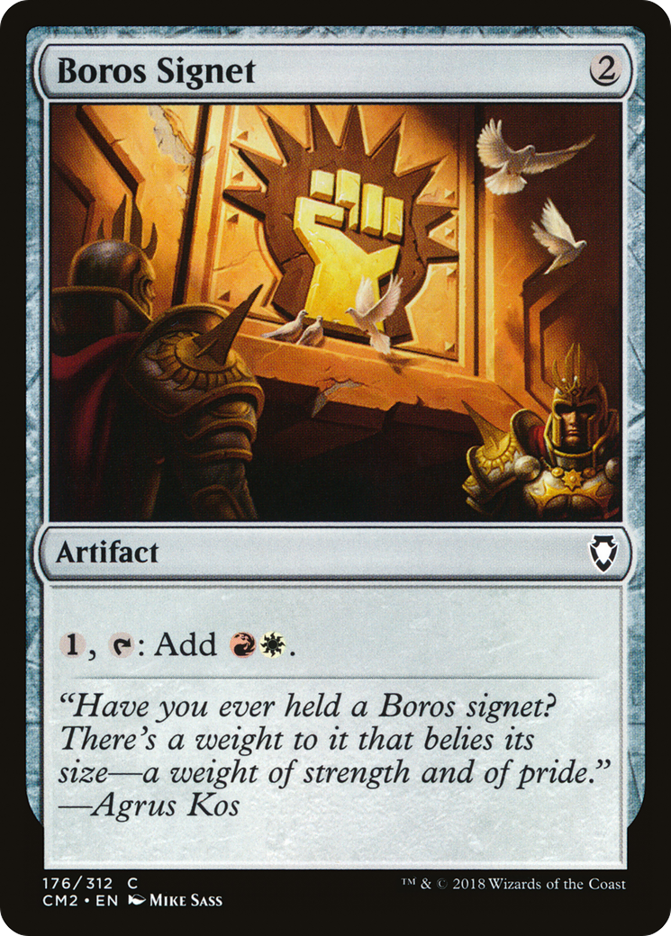 Boros Signet (CM2-176) [Commander Anthology Volume II]