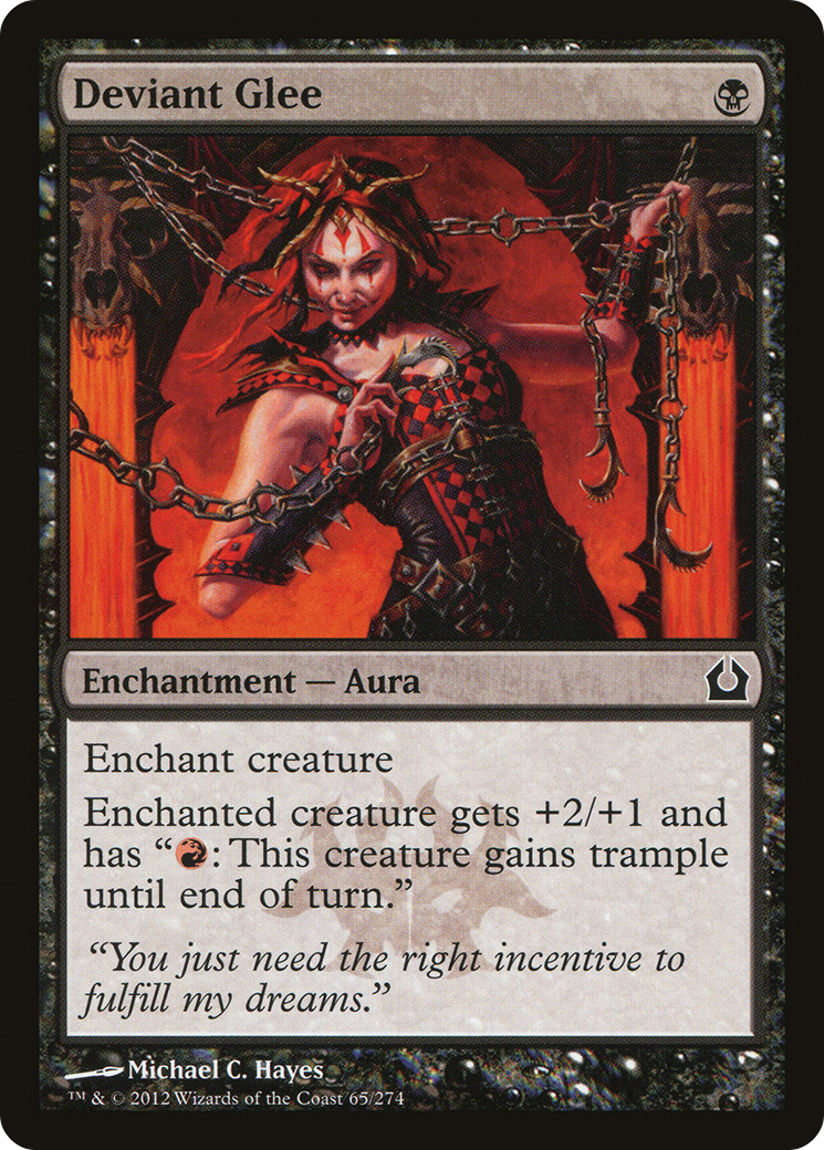 Deviant Glee (RTR-065) [Return to Ravnica] Foil