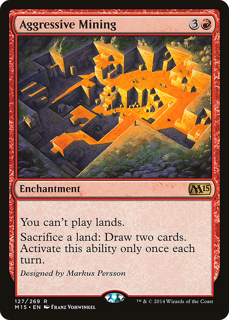 Aggressive Mining (M15-127) [Magic 2015] Foil