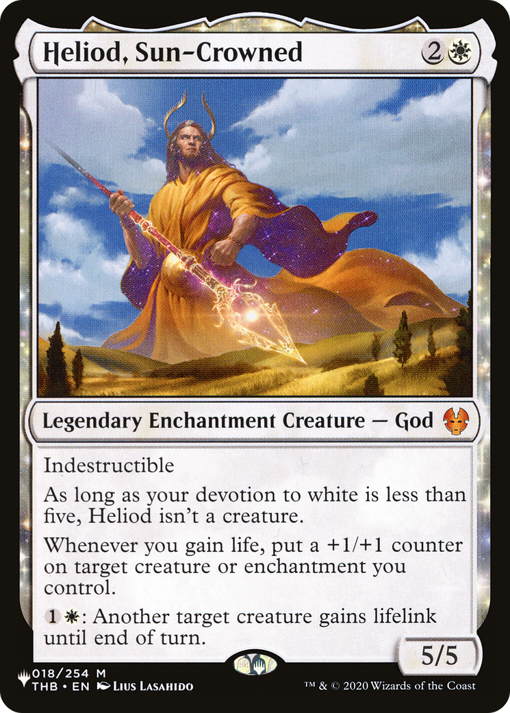 Heliod, Sun-Crowned (LIST-THB-18) [The List Reprints]