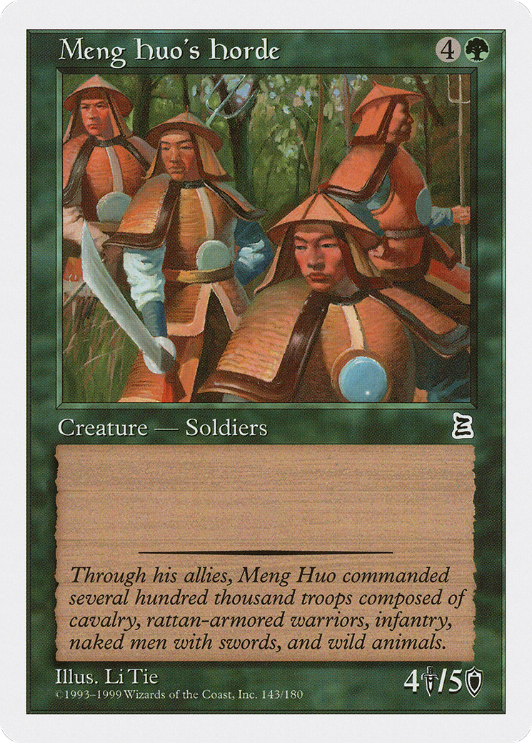 Meng Huo's Horde (PTK-143) [Portal Three Kingdoms]