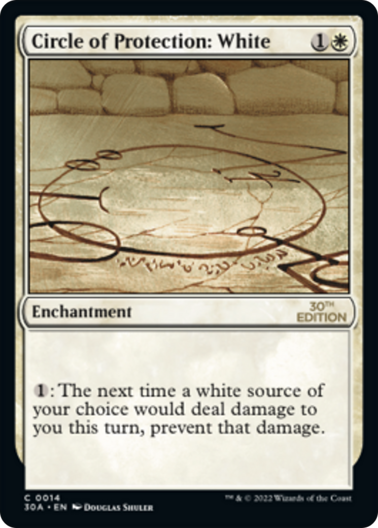 Circle of Protection: White (30A-014) [30th Anniversary Edition]