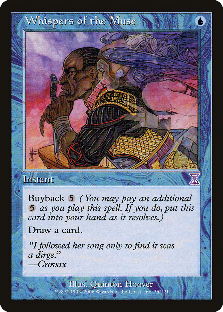 Whispers of the Muse (TSB-035) [Time Spiral Timeshifted] Foil