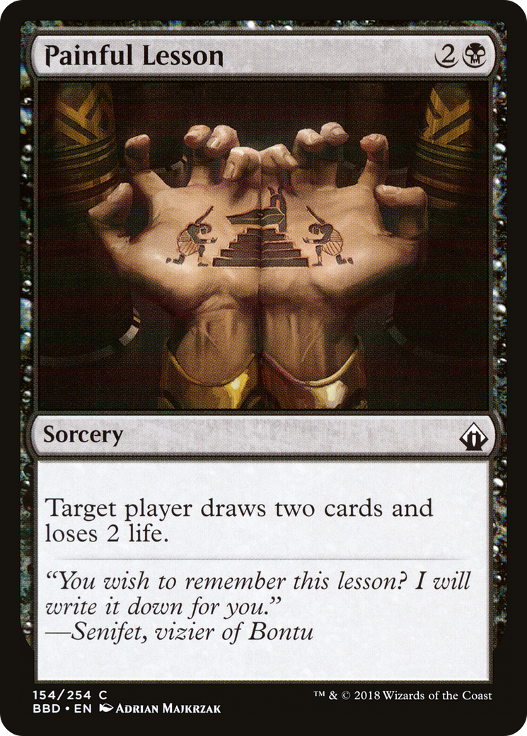 Painful Lesson (BBD-154) [Battlebond] Foil