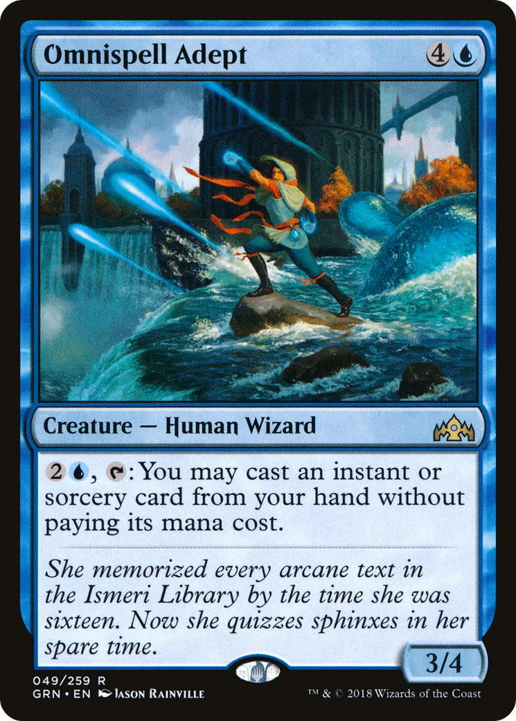Omnispell Adept (GRN-049) [Guilds of Ravnica] Foil